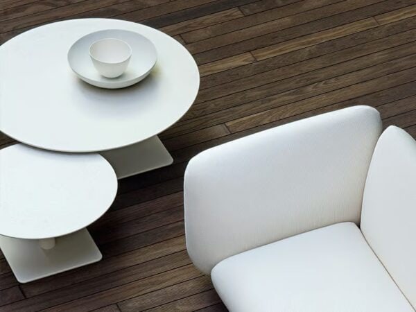 Höhenverstellbarer runder Couchtisch | Paola Lenti | Giro - Image 3