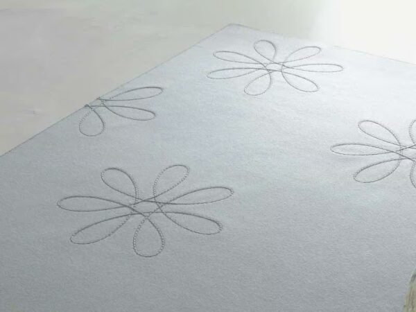 Blumen- rechteckiger Teppich aus Filz | Paola Lenti | Feltro - Image 2