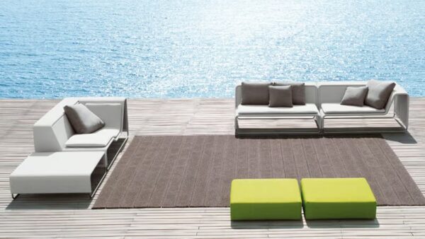 Quadratischer Sitzpouf für den Außenbereich | Paola Lenti | Island - Image 3