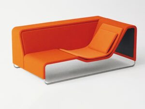 Gepolsterte Récamiere für den Garten aus Stoff | Paola Lenti | Island