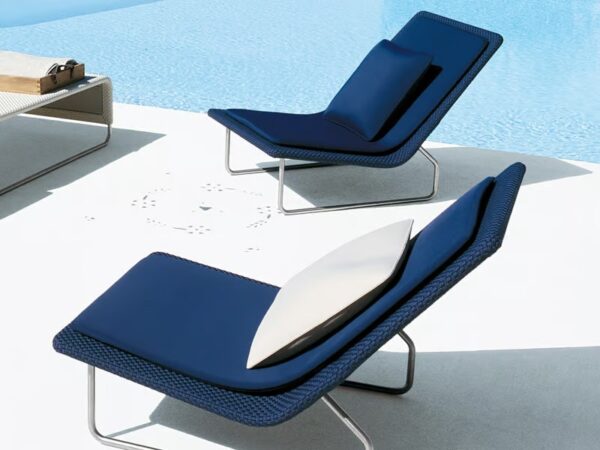 Gartensessel mit Kufengestell mit abnehmbarem Bezug | Paola Lenti - Image 3