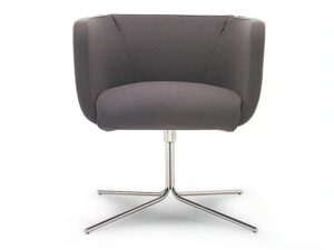 Drehbarer Speichen- Loungesessel mit abnehmbarem Bezug | Living Divani | Jelly