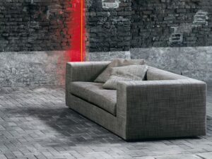 Ausklappbares Schlafsofa aus Stoff | Living Divani | Wall