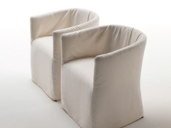 Stuhl aus Leder mit Armlehnen | Living Divani - Image 5
