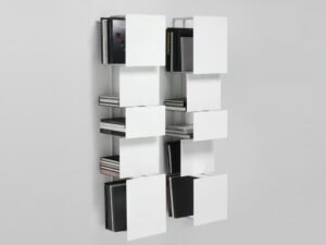 Wand-Bücherregal aus Stahl | Living Divani