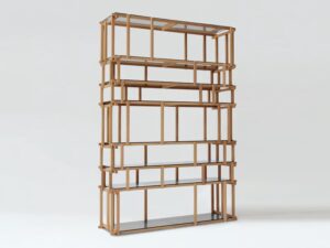 Raumteiler Bücherregal aus Holz | Living Divani