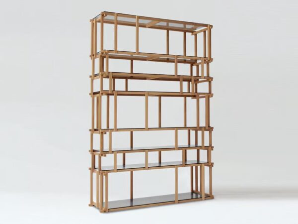 Raumteiler Bücherregal aus Holz | Living Divani