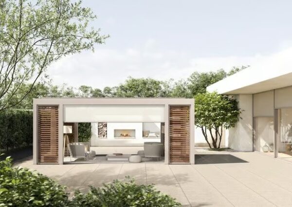 Freistehende Terrassenüberdachung aus Aluminium | RENSON