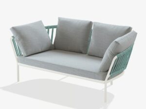 2-er Gartensofa aus Metall | FAST | Ria