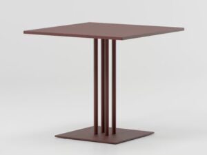 Quadratischer Tisch aus Aluminium | Kettal | Ringer