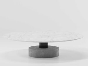 Niedriger runder Couchtisch | Kettal | Roll