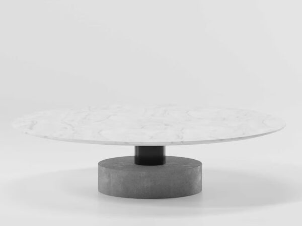 Niedriger runder Couchtisch | Kettal | Roll