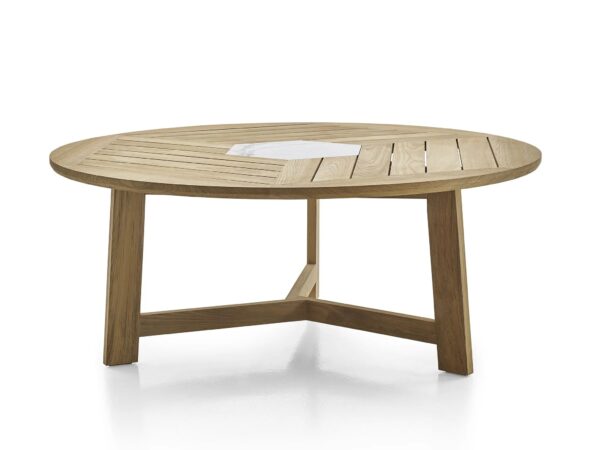 Runder Gartentisch aus Teakholz | B&B Italia Outdoor | Ginestra