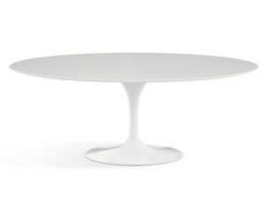Ovaler Tisch aus Laminat | Knoll | Tulip