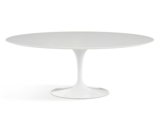 Ovaler Tisch aus Laminat | Knoll | Tulip