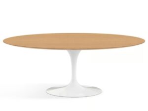 Ovaler Tisch aus Holz | Knoll | Tulip
