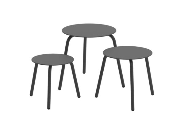 Runder Garten-Beistelltisch aus Aluminium | Royal Botania | Samba