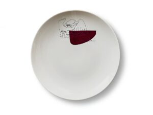 Dessertteller aus Porzellan | Cassina | Gnr Service Prunier