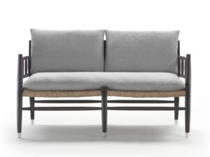 Kleines Sofa aus massivem Holz | Flexform | Lee