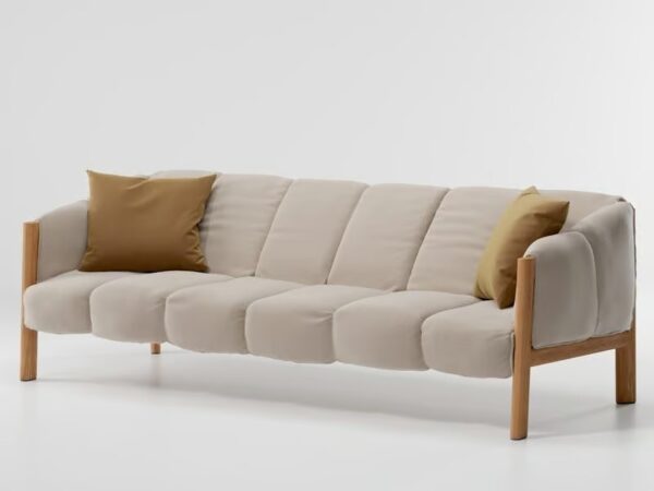 3-Sitzer Gartensofa aus Stoff | Kettal | Plumon