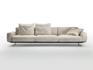 3-Sitzer Sofa aus Stoff mit abnehmbarem Bezug | Flexform | Soft Dream