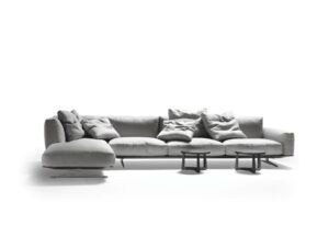 Sofa aus Stoff mit abnehmbarem Bezug | Flexform | Soft Dream