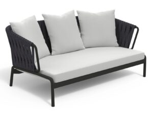 2-Sitzer Gartensofa aus pulverbeschichtetem Stahl | RODA | Spool