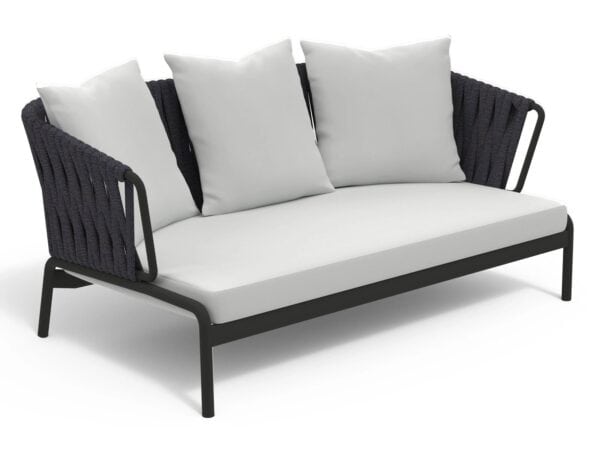 2-Sitzer Gartensofa aus pulverbeschichtetem Stahl | RODA | Spool