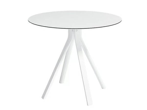 Stapelbarer runder Tisch aus Thermolackiertem Aluminium | GANDIABLASCO | Stack - Image 4