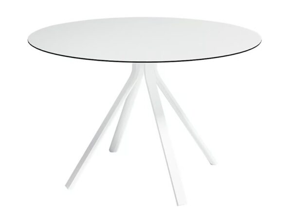 Stapelbarer runder Tisch aus Thermolackiertem Aluminium | GANDIABLASCO | Stack - Image 2