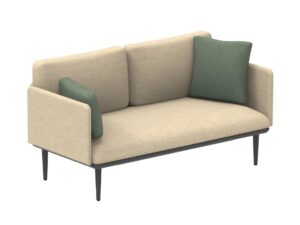 2-Sitzer Garten Anbausofa aus Stoff | Royal Botania | Styletto Lounge