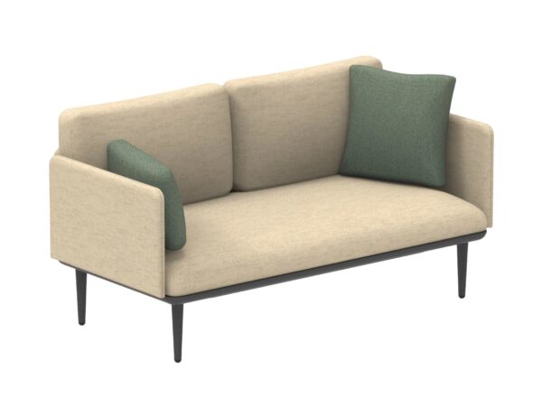 2-Sitzer Garten Anbausofa aus Stoff | Royal Botania | Styletto Lounge