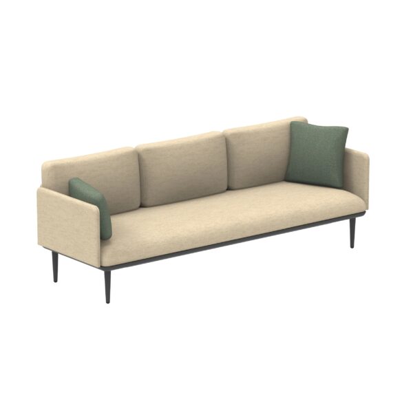 3-Sitzer Garten Anbausofa aus Stoff | Royal Botania | Styletto Lounge - Image 8
