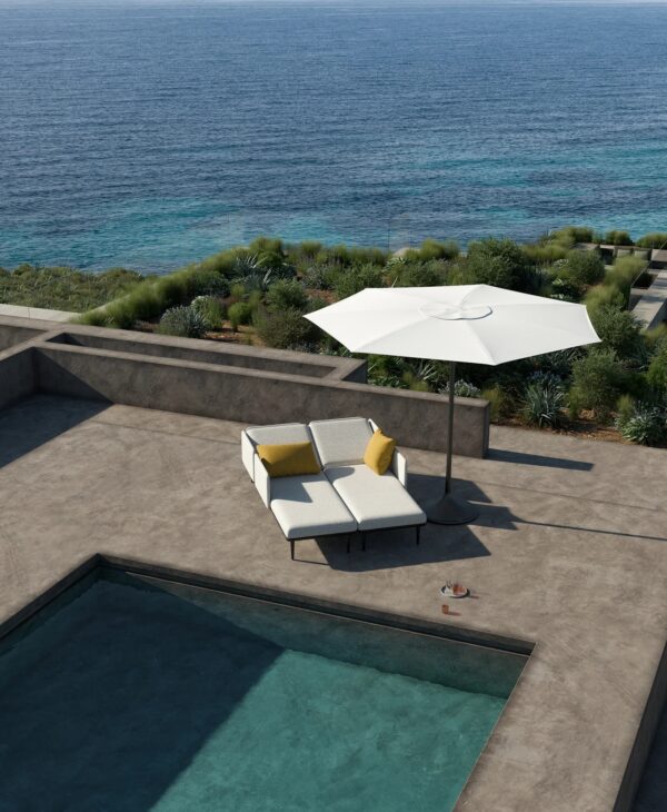 Verstellbarer Gartenliege aus Stoff | Royal Botania | Styletto Lounge - Image 2