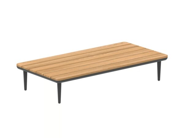 Rechteckiger Garten-Beistelltisch aus Teakholz | Royal Botania | Styletto Lounge