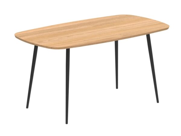 Rechteckiger Hochtisch aus Holz | Royal Botania | Styletto