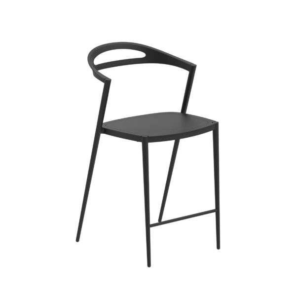 Hochhocker aus Aluminium mit Rückenlehne | Royal Botania | Styletto - Image 3