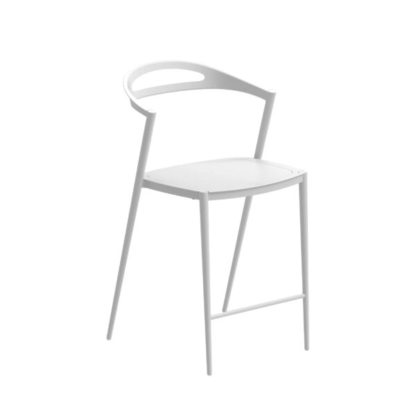 Hochhocker aus Aluminium mit Rückenlehne | Royal Botania | Styletto - Image 6