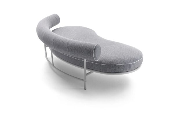 Gebogen Gartensofa aus Stoff | Flexform - Image 5
