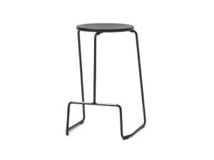 Gartenhocker aus pulverbeschichtetem Aluminium mit Fussstütze | Extremis | Tiki