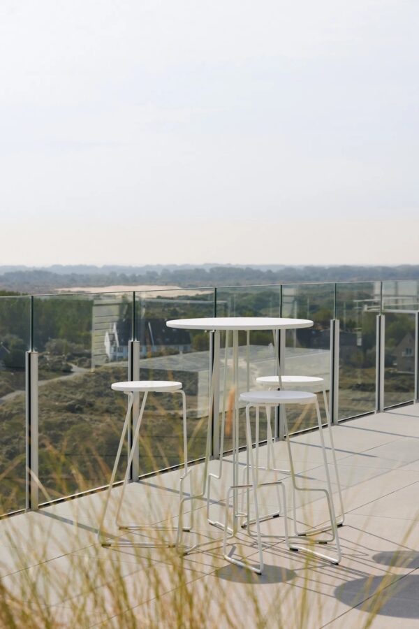 Runder Hochtisch aus pulverbeschichtetem Aluminium | Extremis | Tiki - Image 10