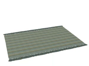 Streifen- rechteckiger Handgefertigter Teppich | RODA | Tint