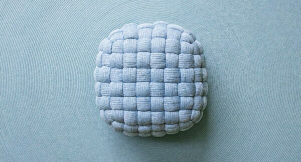 Sitzpuff aus Stoff mit abnehmbarem Bezug | Paola Lenti - Image 3