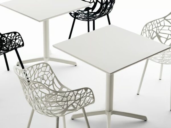Quadratische Tischplatte aus Aluminium | FAST | Omnia Selection