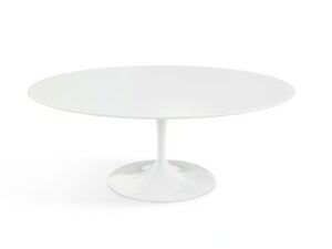 Ovaler Kaffeetisch aus Laminat | Knoll | Tulip