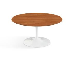 Runder Kaffeetisch aus Holz | Knoll | Tulip