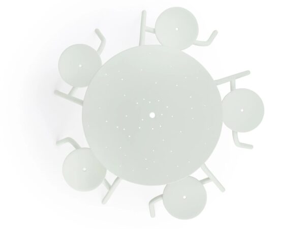 Runder Picknicktisch aus Metall mit integrierten Stühle | Extremis | Virus - Image 3