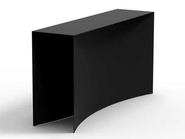 Rechteckiger Konsolentisch aus Stahl | Desalto | Void