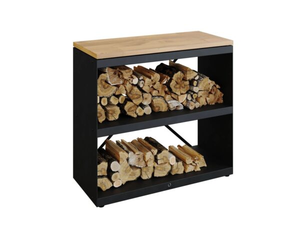 Holzkorb aus pulverbeschichtetem Stahl | OFYR | OFYR Wood Storages