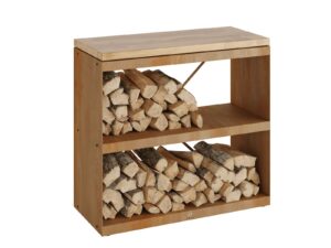 Holzkorb aus Corten™ | OFYR | OFYR Wood Storages